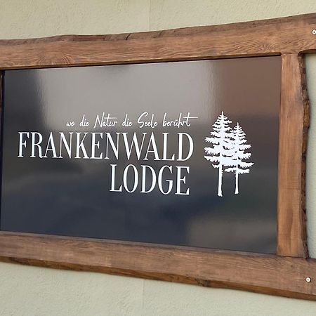 Frankenwald-Lodge Schwarzenbach am Wald Buitenkant foto